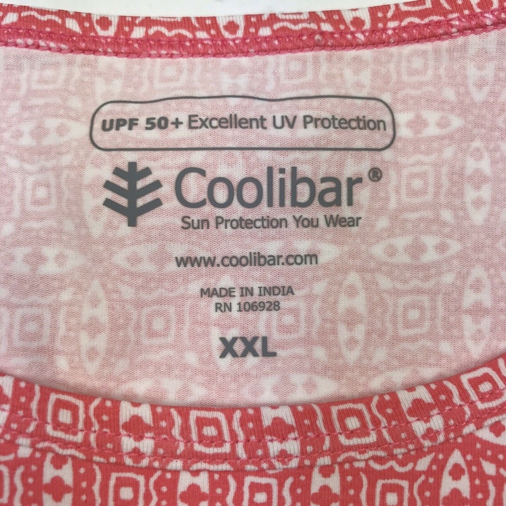 Coolibar UPF 50+ Everyday T Shirt Sz XXL - Picture 3 of 4